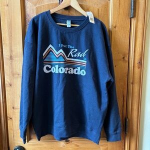 Navy Mens Colorado Sweatshirt XL